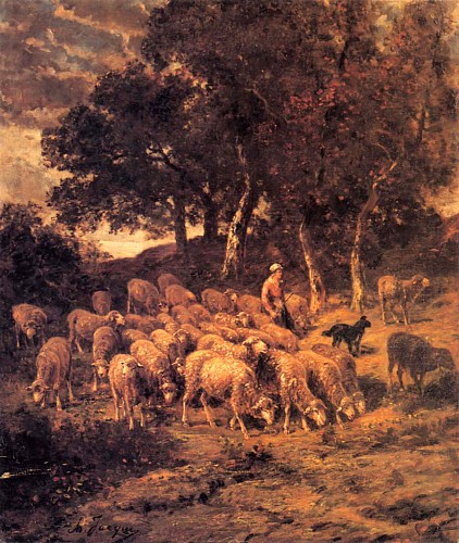 A Shepherdess and Her Flock