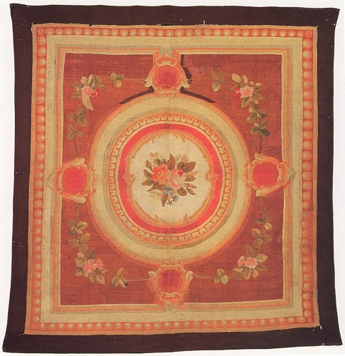 19th Century FRENCH - Aubusson Rug, France